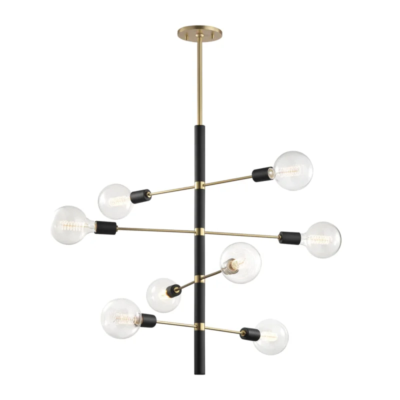 Victorian - Inspired Chandeliers with Ornate DetailsVictorian - Inspired Chandeliers with Ornate DetailsMitzi Astrid H178808-AGB/BK Chandelier Light - Aged Brass/Black Victorian - Inspired Chandeliers with Ornate DetailsVictorian - Inspired Chandeliers with Ornate DetailsMitzi Astrid H178808-AGB/BK Chandelier Light - Aged Brass/Black