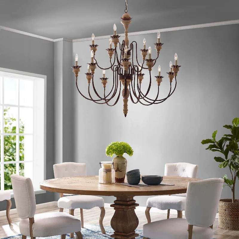 Bohemian - Style Beaded Chandeliers for Eclectic DecorBohemian - Style Beaded Chandeliers for Eclectic DecorNobility Pendant Light Ceiling Candelabra Chandelier By Modway - EEI-3277