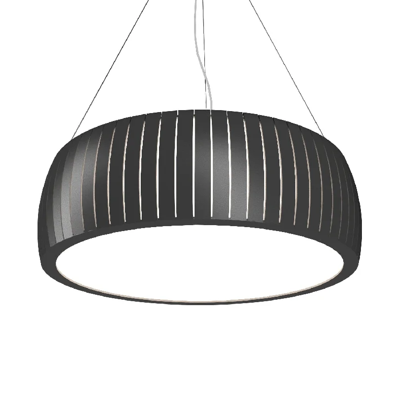 Glass Ceiling Lights with Frosted, Colored, or Etched GlassGlass Ceiling Lights with Frosted, Colored, or Etched GlassAccord Barrel 1110.39 Pendant Light - Lead Grey