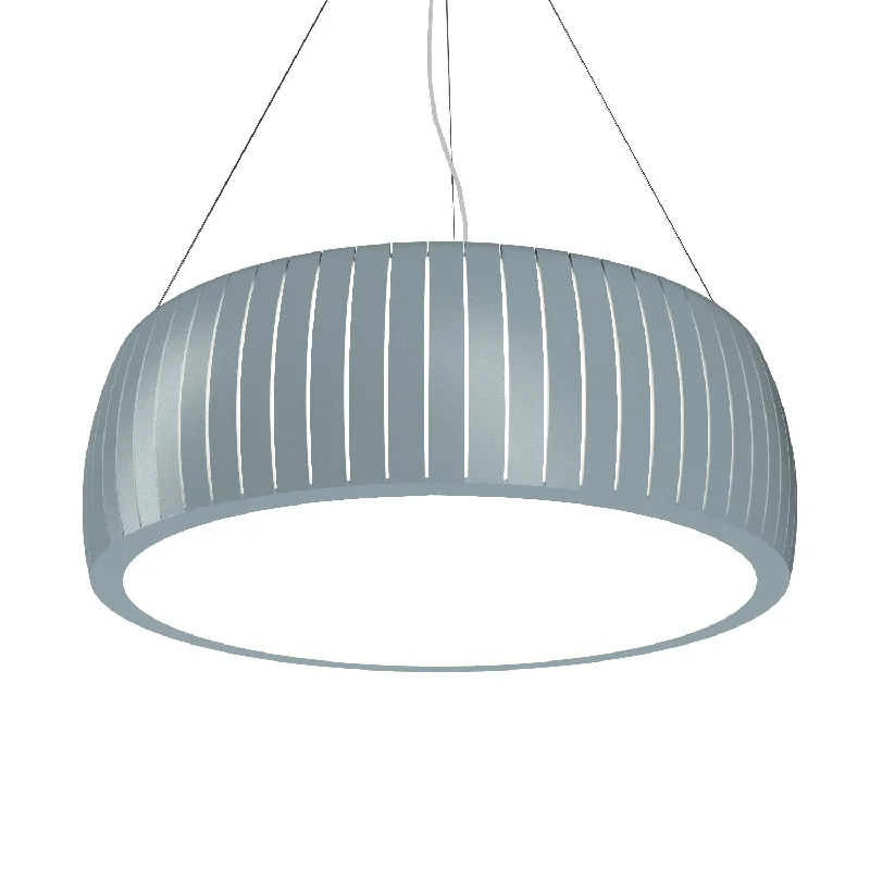 Crystal Ceiling Lights with High - Quality Swarovski CrystalsCrystal Ceiling Lights with High - Quality Swarovski CrystalsAccord Barrel 1110.40 Pendant Light - Satin Blue