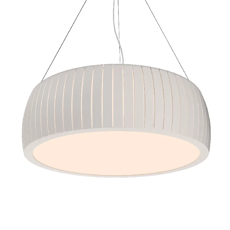 Scandinavian Style Ceiling Lights with Light Wood AccentsScandinavian Style Ceiling Lights with Light Wood AccentsAccord Barrel 1111.25 Pendant Light - Iredesent White
