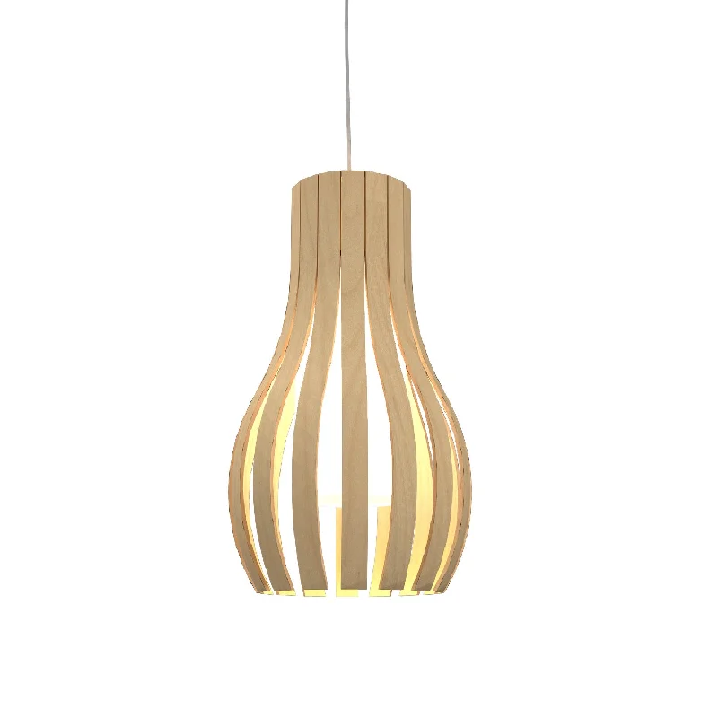 Metal Ceiling Lights in Brass, Copper, Stainless Steel, and IronMetal Ceiling Lights in Brass, Copper, Stainless Steel, and IronAccord Barrel 1153.34 Pendant Light - Maple
