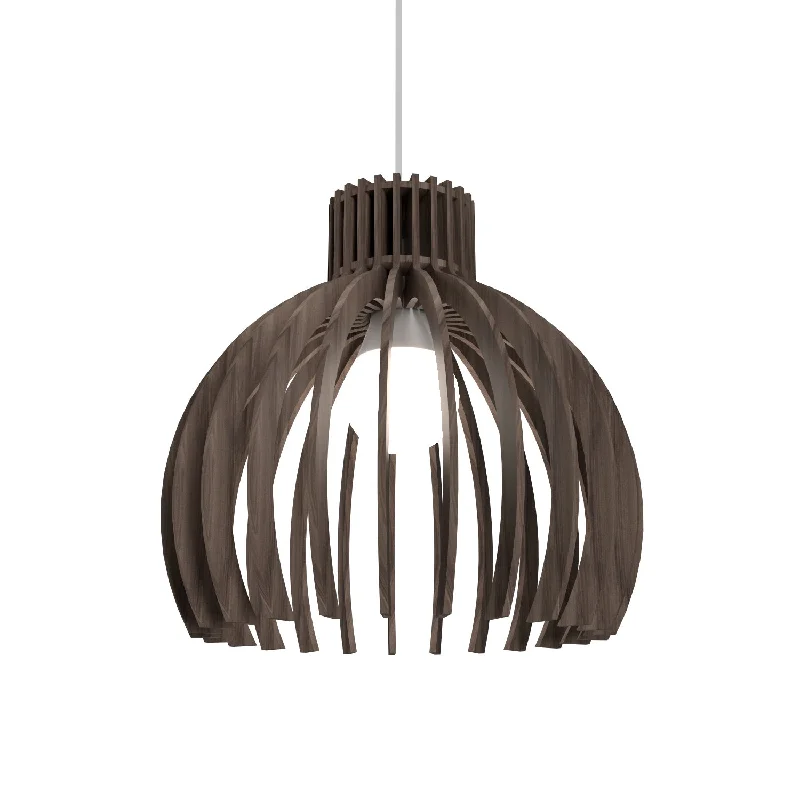 African - Inspired Ceiling Lights with Tribal Patterns and Natural MaterialsAfrican - Inspired Ceiling Lights with Tribal Patterns and Natural MaterialsAccord Stecche Di Legno 1180.18 Pendant Light - American Walnut