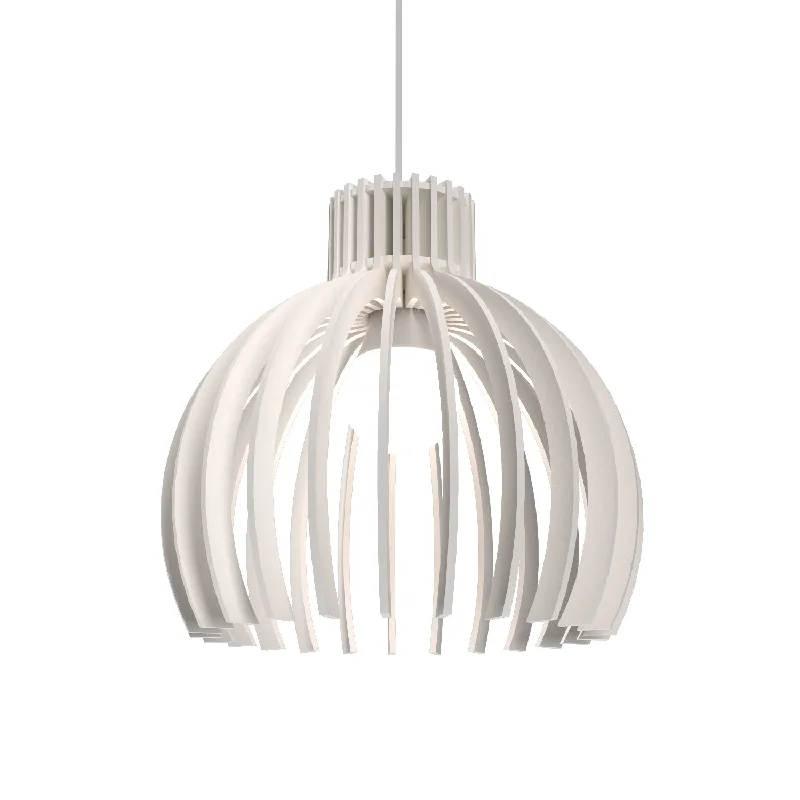 Industrial Style Ceiling Lights with Exposed Bulbs and Metal CagesIndustrial Style Ceiling Lights with Exposed Bulbs and Metal CagesAccord Stecche Di Legno 1180.25 Pendant Light - Iredesent White