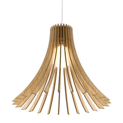 Victorian - Inspired Ceiling Lights with Ornate Crystal ChandeliersVictorian - Inspired Ceiling Lights with Ornate Crystal ChandeliersAccord Stecche Di Legno 1181.09 Pendant Light - Louro Freijo