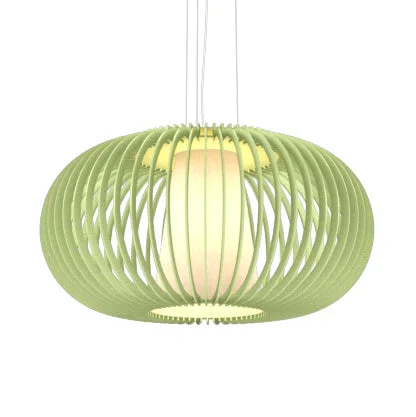 Contemporary Ceiling Lights with Unique, Abstract ShapesContemporary Ceiling Lights with Unique, Abstract ShapesAccord Stecche Di Legno 1217.30 Pendant Light - Olive Green