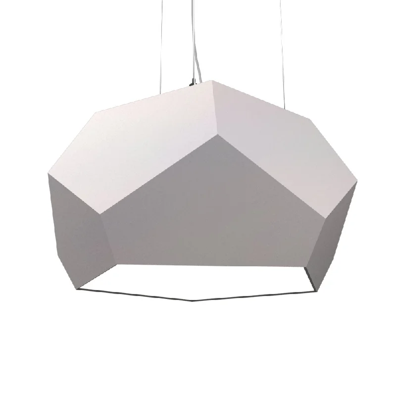 Rustic Ceiling Lights with Reclaimed Wood and Distressed FinishesRustic Ceiling Lights with Reclaimed Wood and Distressed FinishesAccord Facet 1227.25 Pendant Light - Iredesent White