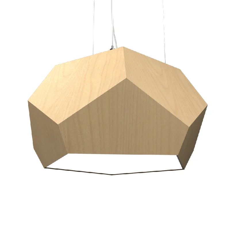 Victorian - Inspired Ceiling Lights with Ornate Crystal ChandeliersVictorian - Inspired Ceiling Lights with Ornate Crystal ChandeliersAccord Facet 1227.34 Pendant Light - Maple