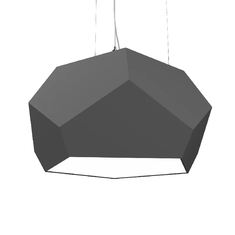 Contemporary Ceiling Lights with Unique, Abstract ShapesContemporary Ceiling Lights with Unique, Abstract ShapesAccord Facet 1227.39 Pendant Light - Lead Grey