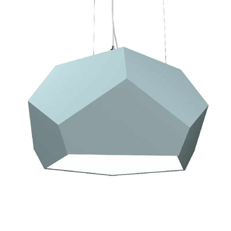 Moroccan Ceiling Lights with Colorful Stained Glass and Geometric CarvingsMoroccan Ceiling Lights with Colorful Stained Glass and Geometric CarvingsAccord Facet 1227.40 Pendant Light - Satin Blue