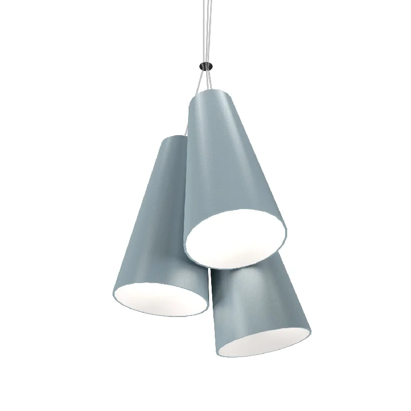 Crystal Ceiling Lights with High - Quality Swarovski CrystalsCrystal Ceiling Lights with High - Quality Swarovski CrystalsAccord Conical 1234.40 Pendant Light - Satin Blue