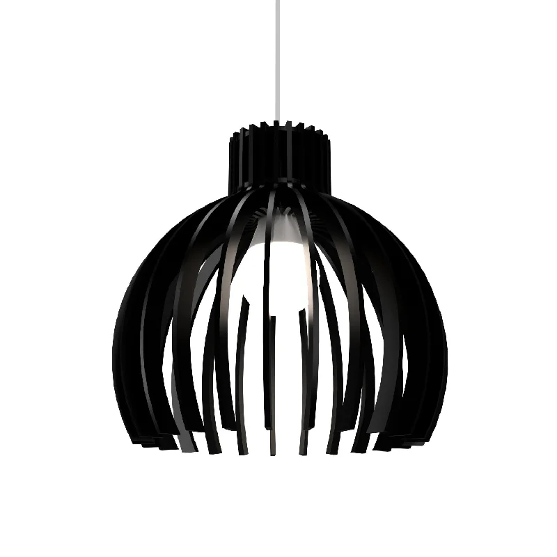 Glass Ceiling Lights with Frosted, Colored, or Etched GlassGlass Ceiling Lights with Frosted, Colored, or Etched GlassAccord Stecche Di Legno 1237.02 Pendant Light - Matta Black