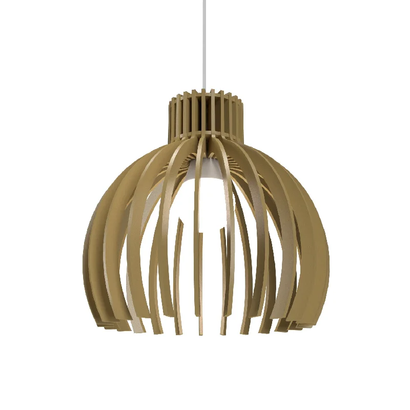 Industrial Style Ceiling Lights with Exposed Bulbs and Metal CagesIndustrial Style Ceiling Lights with Exposed Bulbs and Metal CagesAccord Stecche Di Legno 1237.38 Pendant Light - Pale Gold