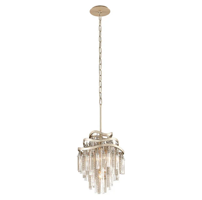 Art Deco Ceiling Lights with Geometric Patterns and Metallic FinishesArt Deco Ceiling Lights with Geometric Patterns and Metallic FinishesCorbett 176-43 Chimera 3-lt Pendant