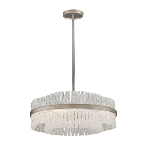 Art Nouveau Ceiling Lights with Organic, Flowing ShapesArt Nouveau Ceiling Lights with Organic, Flowing ShapesCorbett 204-46 Chime 8-lt Pendant