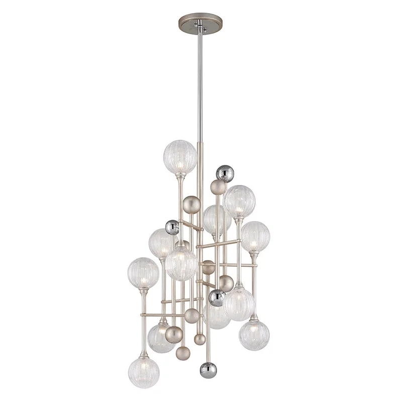 Mediterranean - Style Ceiling Lights with Terra - Cotta and Ceramic DetailsMediterranean - Style Ceiling Lights with Terra - Cotta and Ceramic DetailsCorbett 241-012 Majorette 12-lt LED Pendant