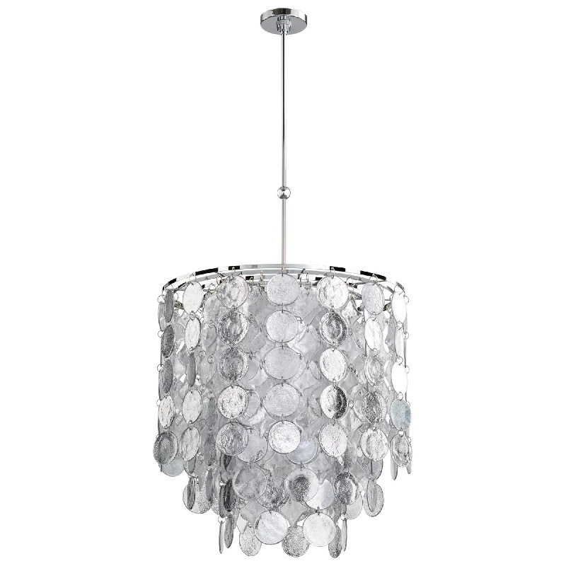 Art Nouveau Ceiling Lights with Organic, Flowing ShapesArt Nouveau Ceiling Lights with Organic, Flowing ShapesCyan Design 06923 Carina Nine Light Pendant