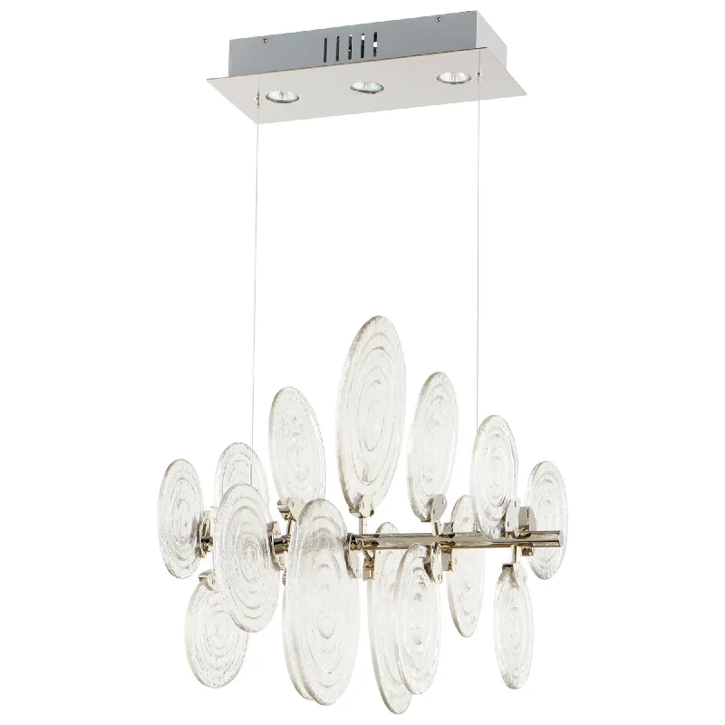 Rustic Ceiling Lights with Reclaimed Wood and Distressed FinishesRustic Ceiling Lights with Reclaimed Wood and Distressed FinishesCyan Design 09683 Discus 3lt Pendant