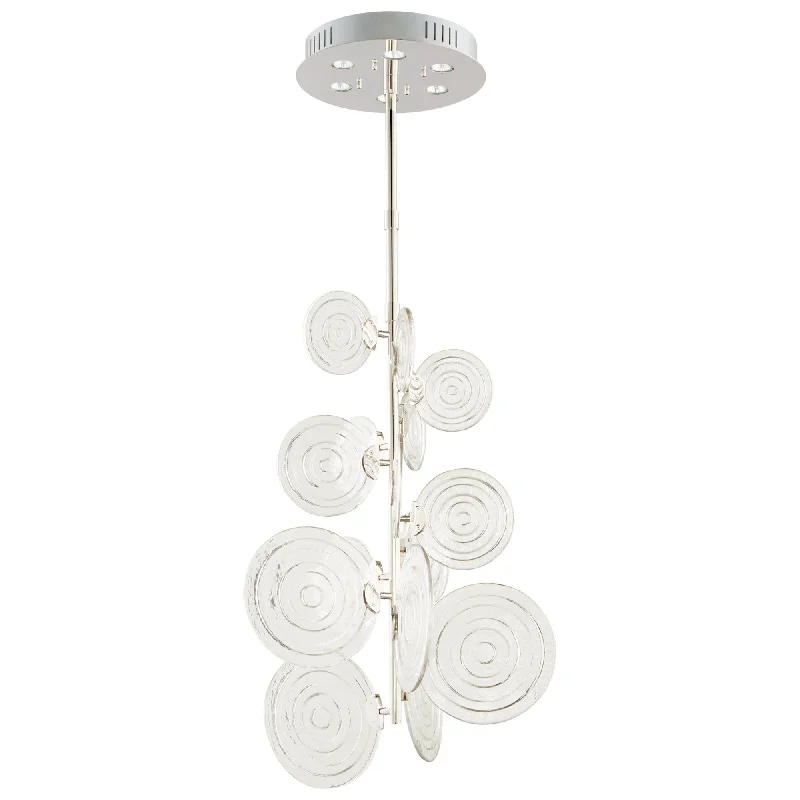 Crystal Ceiling Lights with High - Quality Swarovski CrystalsCrystal Ceiling Lights with High - Quality Swarovski CrystalsCyan Design 09685 Discus 6lt Pendant