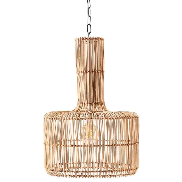 Chinese - Style Ceiling Lights with Red Lantern - Inspired DesignsChinese - Style Ceiling Lights with Red Lantern - Inspired DesignsIMAX Worldwide Home Acerra Woven Wicker Pendant Light
