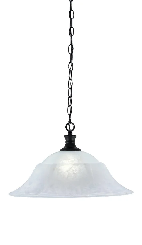 Industrial Style Ceiling Lights with Exposed Bulbs and Metal CagesIndustrial Style Ceiling Lights with Exposed Bulbs and Metal CagesToltec Chain 96-MB-53815 Pendant Light - Matte Black