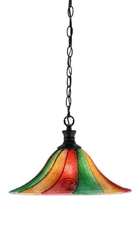 Crystal Ceiling Lights with High - Quality Swarovski CrystalsCrystal Ceiling Lights with High - Quality Swarovski CrystalsToltec Chain 96-MB-767 Pendant Light - Matte Black