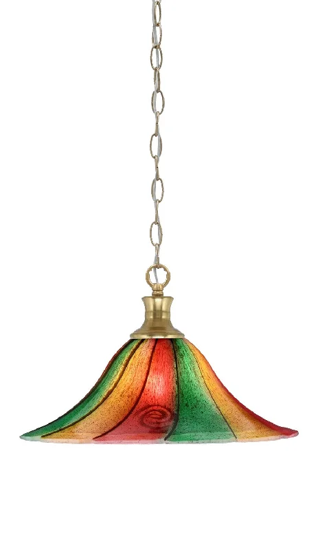 African - Inspired Ceiling Lights with Tribal Patterns and Natural MaterialsAfrican - Inspired Ceiling Lights with Tribal Patterns and Natural MaterialsToltec Chain 96-NAB-767 Pendant Light - New Age Brass