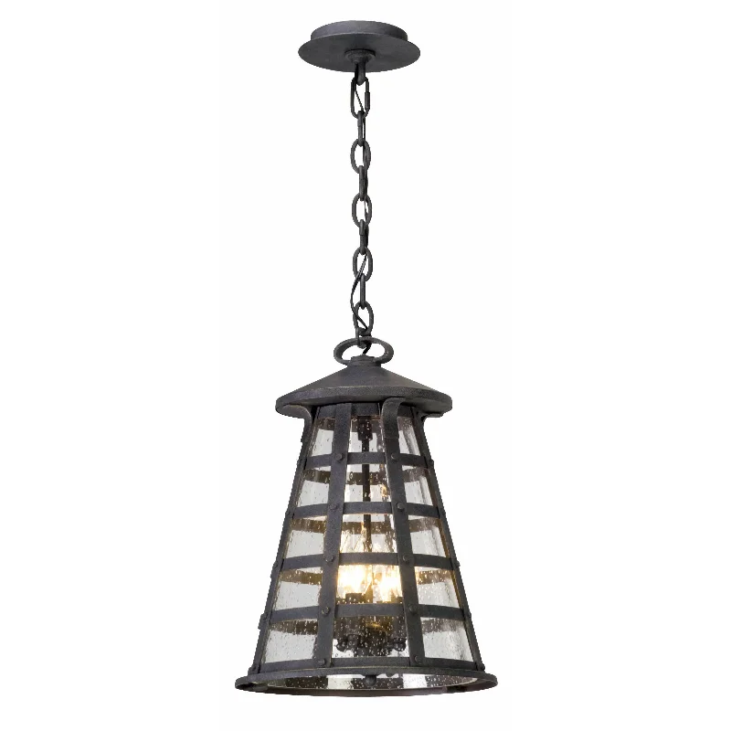 Tropical - Themed Ceiling Lights with Palm - Leaf Shapes and Rattan WrapsTropical - Themed Ceiling Lights with Palm - Leaf Shapes and Rattan WrapsBenjamin Outdoor Pendant