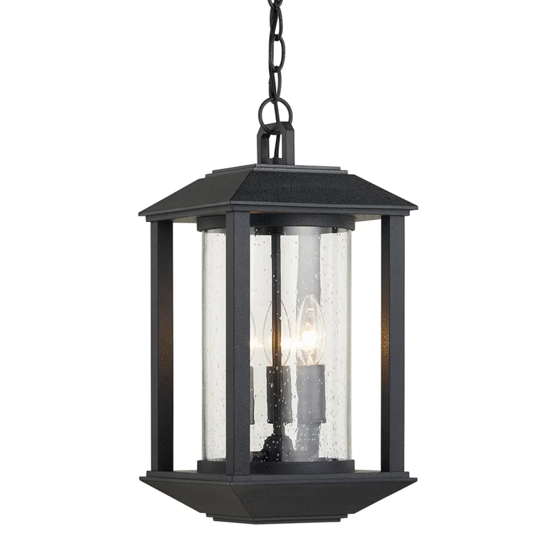 Tropical - Themed Ceiling Lights with Palm - Leaf Shapes and Rattan WrapsTropical - Themed Ceiling Lights with Palm - Leaf Shapes and Rattan WrapsMccarthy Outdoor Pendant