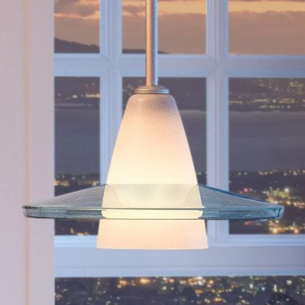 Metal Ceiling Lights in Brass, Copper, Stainless Steel, and IronMetal Ceiling Lights in Brass, Copper, Stainless Steel, and IronUHP2430 Contemporary Pendant Light, 7.5"H x 12"W, Brushed Nickel Finish, Honolulu Collection