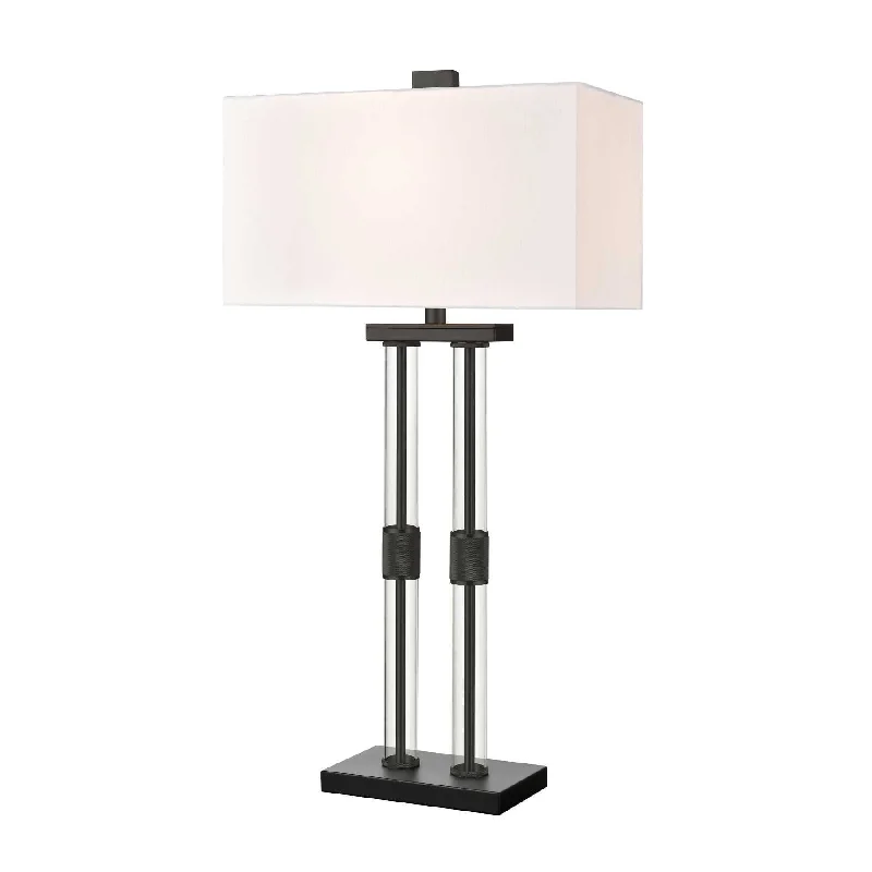 glass table lamps with a frosted surface for soft light diffusionglass table lamps with a frosted surface for soft light diffusionRoseden Court 34'' High 1-Light Table Lamp - Matte Black By ELK