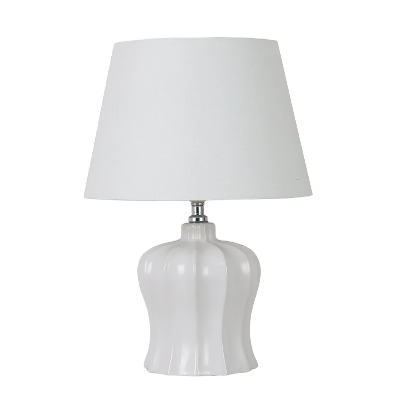 asian inspired table lamps with bamboo accents for a zen atmosphereasian inspired table lamps with bamboo accents for a zen atmosphereSagebrook Home Ceramic 24.5`` Pleated Urn Table Lamp, White