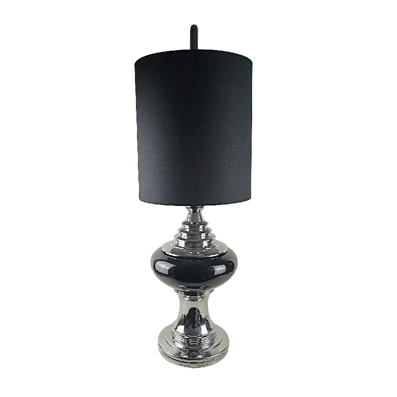 art deco table lamps with geometric shapes for a retro touchart deco table lamps with geometric shapes for a retro touchSagebrook Home Ceramic 48`` Urn Table Lamp, Black/Silver