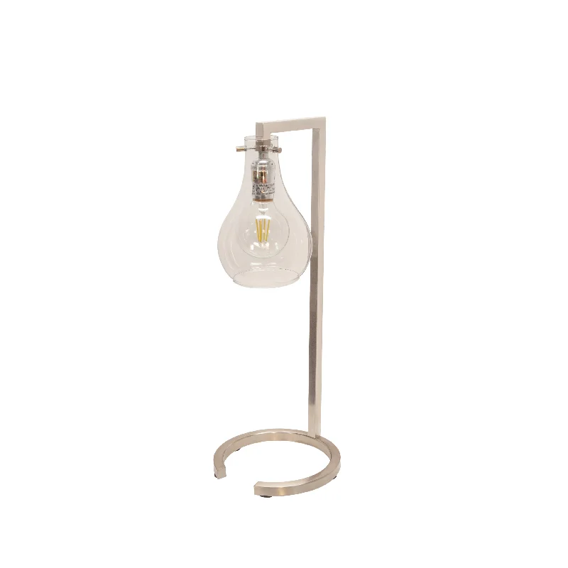 coastal style table lamps with nautical elements for beach housescoastal style table lamps with nautical elements for beach housesSagebrook Home Metal 18`` Table Lamp W/Glass Shade, Silver