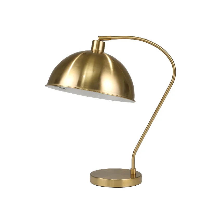 leather table lamps with a distressed texture for a rugged charmleather table lamps with a distressed texture for a rugged charmSagebrook Home Metal 21`` Dome Shade Table Lamp, Gold