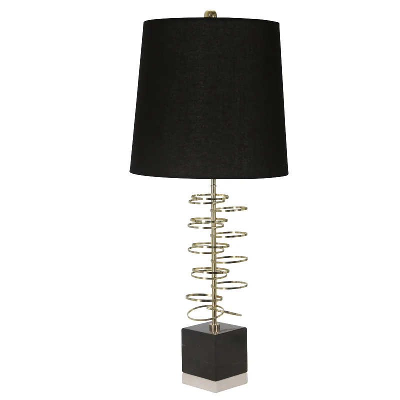 asian inspired table lamps with bamboo accents for a zen atmosphereasian inspired table lamps with bamboo accents for a zen atmosphereSagebrook Home Metal 34.5`` Hoops Table Lamp W/ Marble Base, Gold
