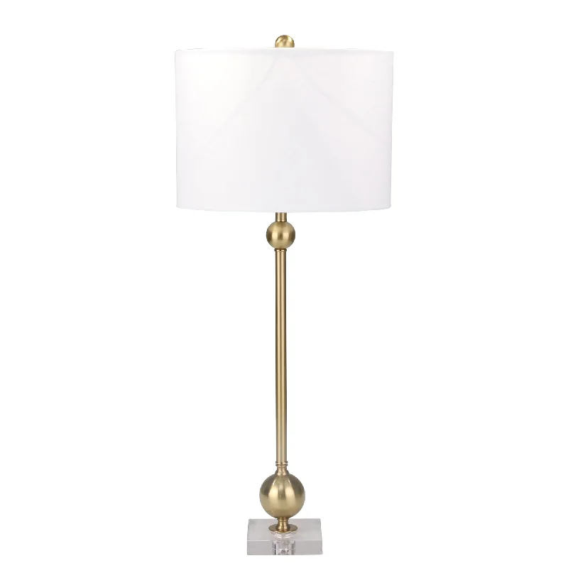 glass table lamps with a frosted surface for soft light diffusionglass table lamps with a frosted surface for soft light diffusionSagebrook Home Metal 35`` Crystal Base Table Lamp, Gold - Kd