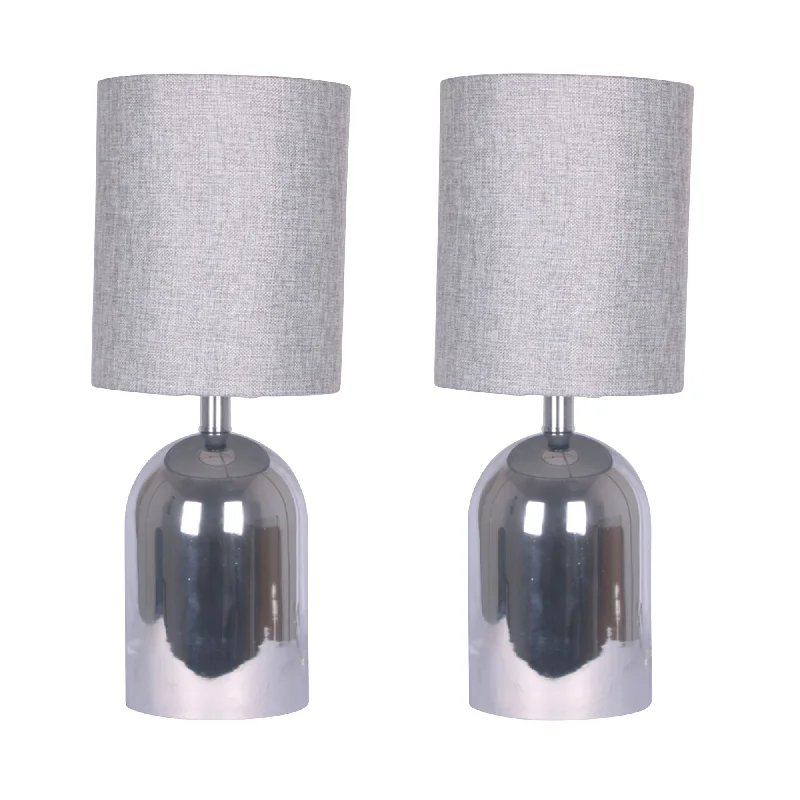 victorian style table lamps with ornate details for traditional homesvictorian style table lamps with ornate details for traditional homesSagebrook Home Set of 2 21`` Glass Dome Table Lamps, Silver