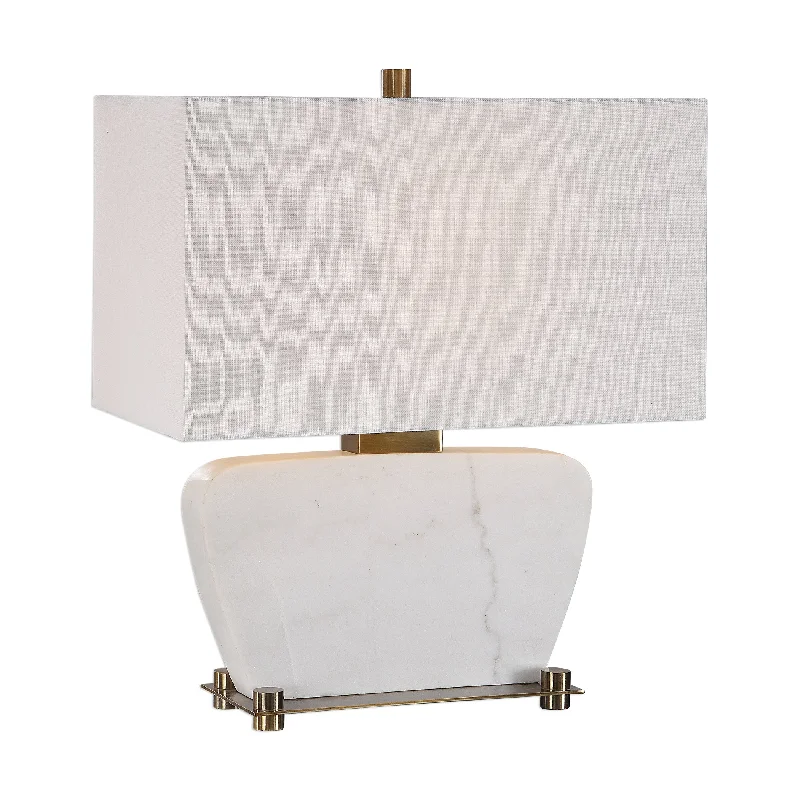 ceramic table lamps with hand painted designs for an artistic touchceramic table lamps with hand painted designs for an artistic touchUttermost 27910-1 Genessy White Marble Table Lamp